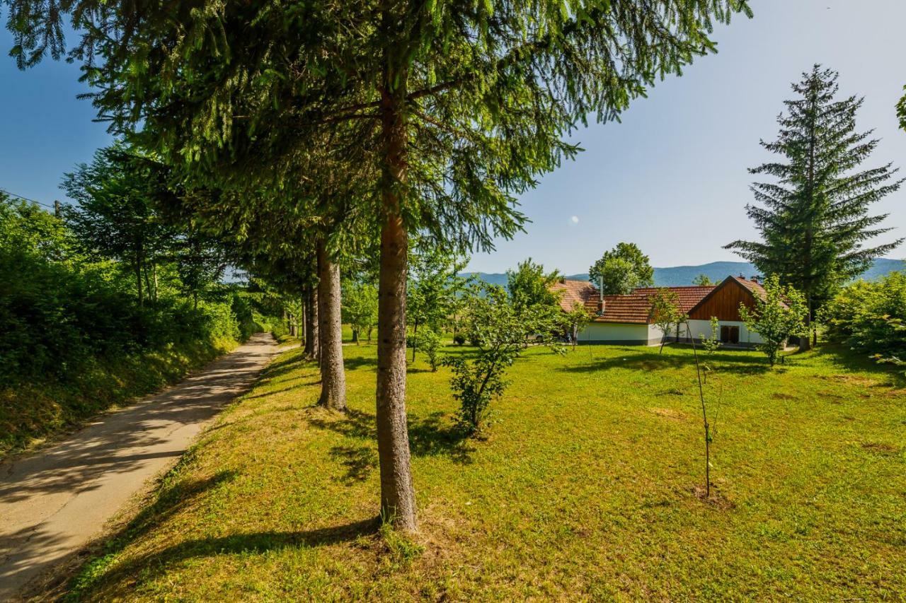 Beautiful Cottage With Heated Pool For 22 Ppl Plaški Buitenkant foto